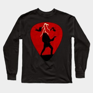 Eddie Munson Upside Down Red Long Sleeve T-Shirt